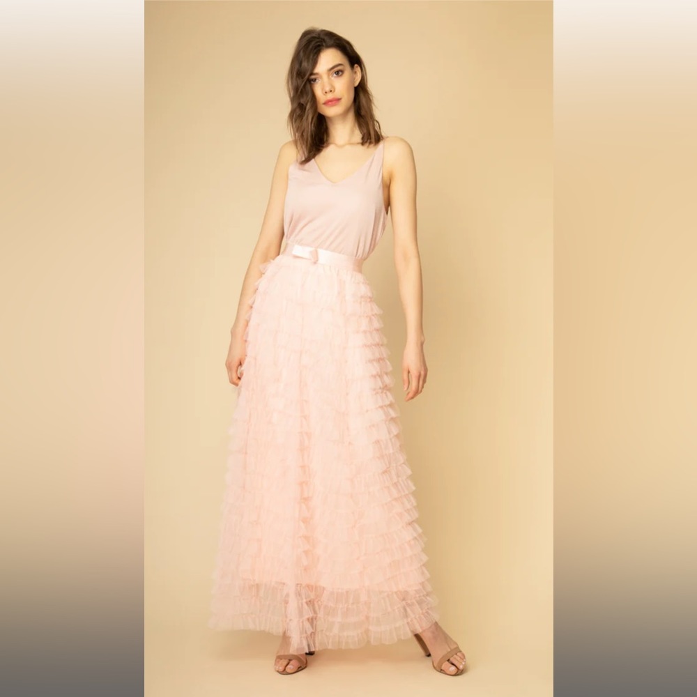 Pink Parisian tulle skirt